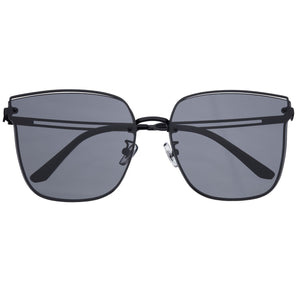 Bertha Noe Sunglasses - Black/Black - BRSBR047BK