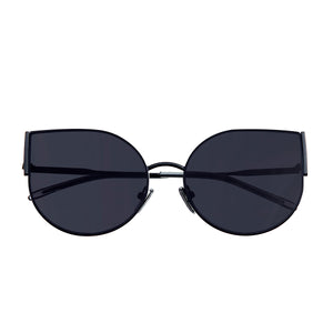 Bertha Logan Polarized Sunglasses - Black/Black - BRSBR036BK