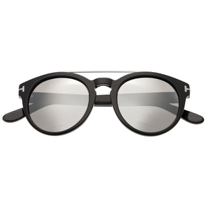 Bertha Ava Polarized Sunglasses - Black/Silver - BRSBR011S
