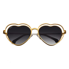 Load image into Gallery viewer, Bertha Lolita Handmade in Italy Sunglasses - Gold - BRSIT111-1
