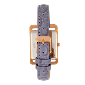 Bertha Marisol Swiss MOP Leather-Band Watch - Lavender - BTHBR6905