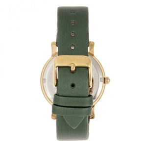 Bertha Vanessa Leather Band Watch - Green - BTHBR8704