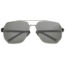 Load image into Gallery viewer, Bertha Brynn Polarized Sunglasses - Silver/Silver - BRSBR035SL
