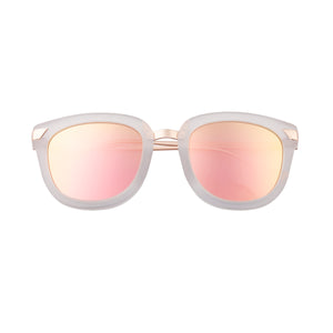 Bertha Arianna Polarized Sunglasses - Clear/Brown - BRSBR043CR