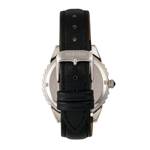 Bertha Clara Leather-Band Watch - Black - BTHBR8101