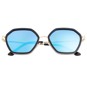 Bertha Ariana Polarized Sunglasses - Black/Blue - BRSBR038BL