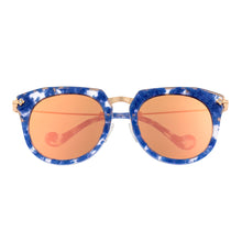 Load image into Gallery viewer, Bertha Aaliyah Polarized Sunglasses - Blue Tortoise/Rose Gold - BRSBR023RG
