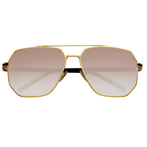 Bertha Brynn Polarized Sunglasses - Gold/Brown - BRSBR035BN