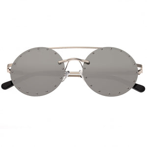 Bertha Harlow Polarized Sunglasses - Silver/Silver  - BRSBR031SL