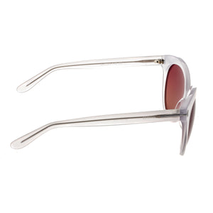Bertha Violet Polarized Sunglasses - Clear/Brown - BRSBR012C