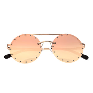 Bertha Harlow Polarized Sunglasses - Rose Gold/Rose Gold - BRSBR031RG