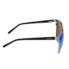 Load image into Gallery viewer, Bertha Ophelia Polarized Sunglasses - Silver/Blue-Green - BRSBR019S
