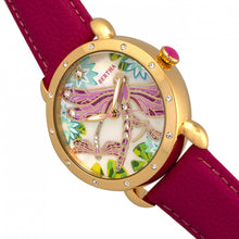 Load image into Gallery viewer, Bertha Jennifer MOP Leather-Band Ladies Watch - Gold/Pink - BTHBR5004
