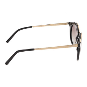 Bertha Caroline Polarized Sunglasses - Black/Black - BRSBR015B
