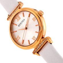 Load image into Gallery viewer, Bertha Jasmine Leather-Band Watch - White - BTHBR9605

