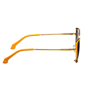Bertha Bailey Handmade in Italy Sunglasses - Yellow - BRSIT109-1
