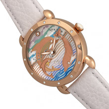 Load image into Gallery viewer, Bertha Estella MOP Leather-Band Ladies Watch - Rose Gold/White - BTHBR5105
