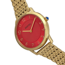 Load image into Gallery viewer, Bertha Abby Swiss Bracelet Watch - Gold/Red - BTHBR6803
