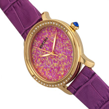 Load image into Gallery viewer, Bertha Courtney Opal Dial Leather-Band Watch - Hot Pink - BTHBR7903
