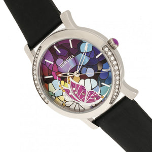 Bertha Vanessa Leather Band Watch -  Black - BTHBR8701