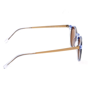 Bertha Hayley Polarized Sunglasses - Blue/Brown - BRSBR014B