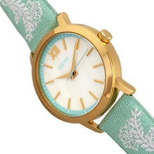 Load image into Gallery viewer, Bertha Penelope MOP Leather-Band Watch - Mint - BTHBR7302
