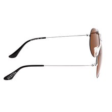 Load image into Gallery viewer, Bertha Brooke Polarized Sunglasses - Silver/Brown - BRSBR018S
