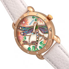 Load image into Gallery viewer, Bertha Jennifer MOP Leather-Band Ladies Watch - Rose Gold/White - BTHBR5005
