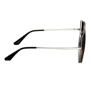 Bertha Remi Polarized Glasses - Silver/Purple - BRSBR034PK