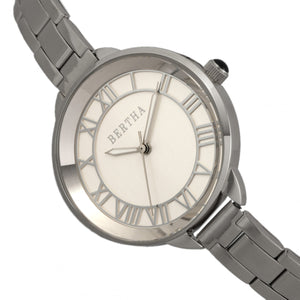 Bertha Madison Sunray Dial Bracelet Watch - Silver - BTHBR6701