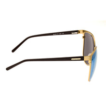 Load image into Gallery viewer, Bertha Ophelia Polarized Sunglasses - Gold/Celeste - BRSBR019G

