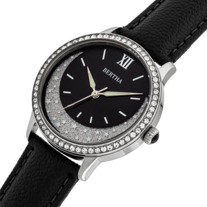 Bertha Dolly Leather-Band Watch - Black - BTHBS1001