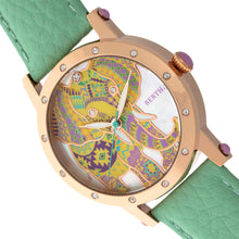 Load image into Gallery viewer, Bertha Betsy MOP Leather-Band Ladies Watch - Rose Gold/Mint - BTHBR5704
