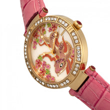 Load image into Gallery viewer, Bertha Mia Mother-Of-Pearl Leather-Band Watch - Pink  - BTHBR7404

