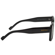Load image into Gallery viewer, Bertha Wendy Polarized Sunglasses - Black/Black - BRSBR052C1
