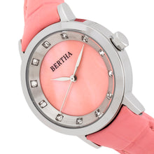 Load image into Gallery viewer, Bertha Cecelia Leather-Band Watch - Pink  - BTHBR7502
