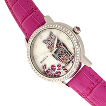 Load image into Gallery viewer, Bertha Madeline MOP Leather-Band Watch - Hot Pink - BTHBR7106
