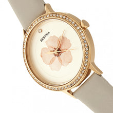 Load image into Gallery viewer, Bertha Delilah Leather-Band Watch - Rose Gold/Grey - BTHBR8605
