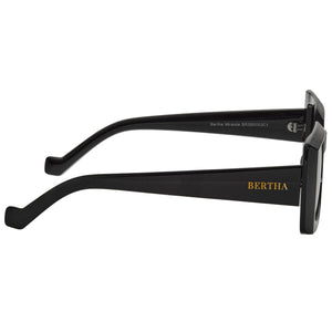 Bertha Miranda Polarized Sunglasses - Black/Black - BRSBR053C1