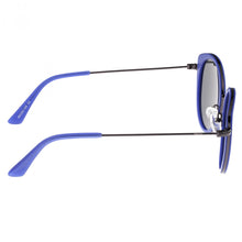 Load image into Gallery viewer, Bertha Sasha Polarized Sunglasses - Blue/Black - BRSBR030BK
