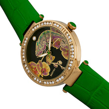 Load image into Gallery viewer, Bertha Camilla Mother-Of-Pearl Leather-Band Watch - Green - BTHBR6206
