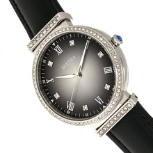 Load image into Gallery viewer, Bertha Allison Leather-Band Watch - Black - BTHBR9301
