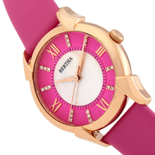 Load image into Gallery viewer, Bertha Ida Mother-of-Pearl Leather-Band Watch - Pink  - BTHBS1206

