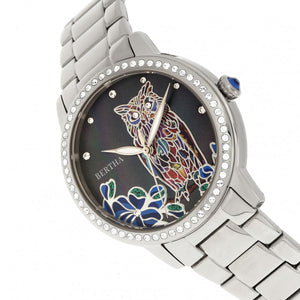Bertha Madeline MOP Bracelet Watch - Silver - BTHBR7101