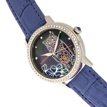 Load image into Gallery viewer, Bertha Madeline MOP Leather-Band Watch - Purple - BTHBR7105
