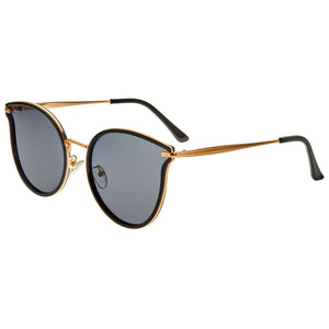 Bertha Moon Polarized Sunglasses - Gold/Black - BRSBR056C1