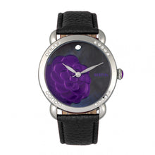 Load image into Gallery viewer, Bertha Daphne MOP Leather-Band Ladies Watch - Black - BTHBR4603
