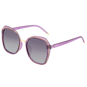 Bertha Jade Polarized Sunglasses - Purple/Black - BRSBR042PU