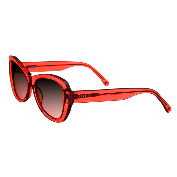 Bertha Celerie Handmade in Italy Sunglasses - Orange - BRSIT101-1