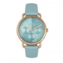 Load image into Gallery viewer, Bertha Gwen Leather-Band Watch w/Day/Date - Seafoam - BTHBR8306
